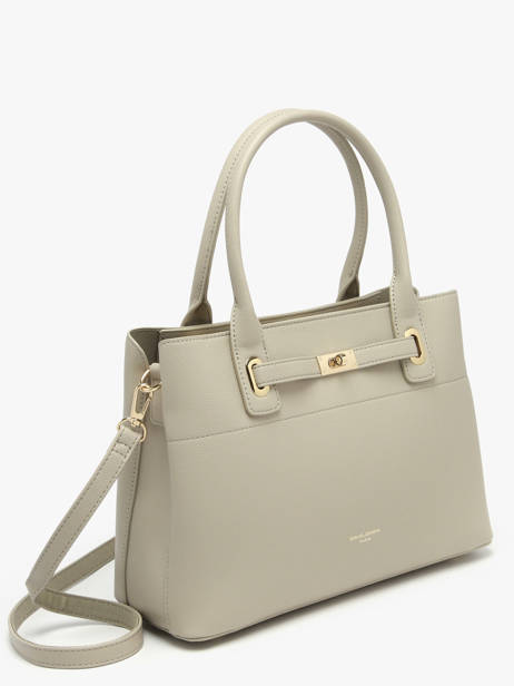 Satchel Saffiano David jones Beige saffiano CM8353 other view 1