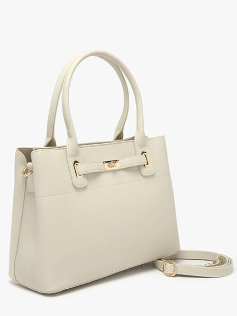 Satchel Saffiano David jones Beige saffiano CM8353 other view 2