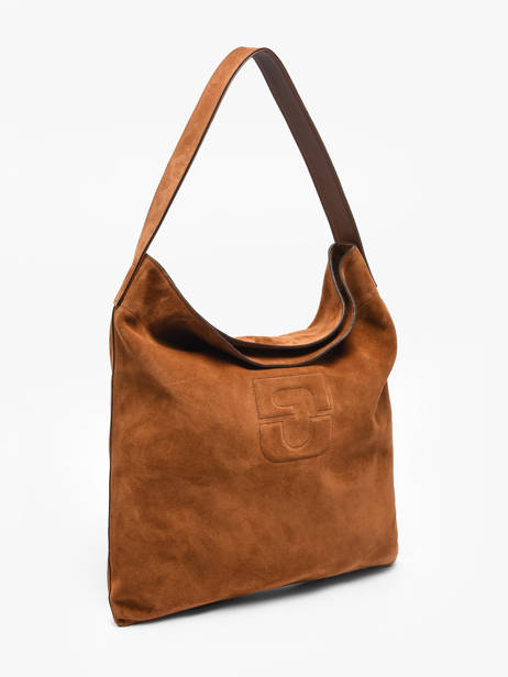 Shoulder Bag Folk Lady Leather Gerard darel Brown folk lady DDS72407 other view 1