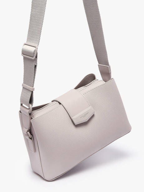 Sac Bandoulière City Polyurethane David jones Violet city CM8303 vue secondaire 2