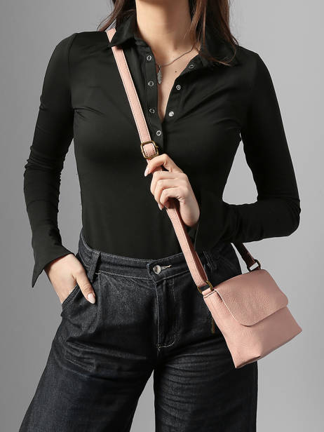 Shoulder Bag Soft Mandoline Pink soft MD1309 other view 1