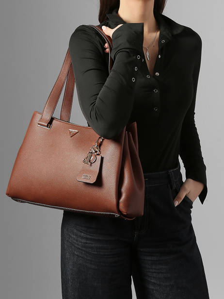 Shoulder Bag Evie Guess Brown evie BG966422 other view 1