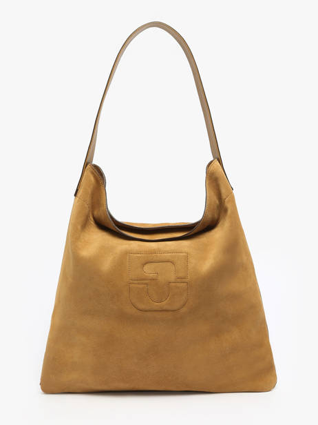 Sac Porté épaule Folk Lady Cuir Gerard darel Jaune folk lady DCS72407