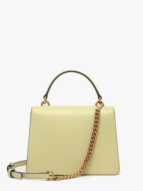 Sac Porté Main Love Bag Icon Cuir Pinko Vert love bag icon A0F1 vue secondaire 5