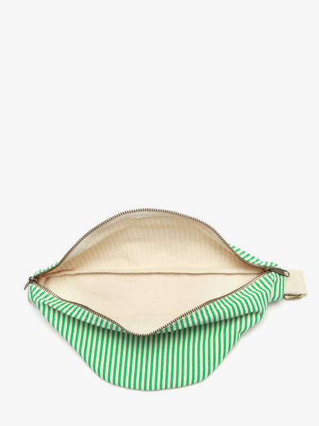 Sac Banane Olivia Rayures Hindbag Vert rayures RA vue secondaire 3