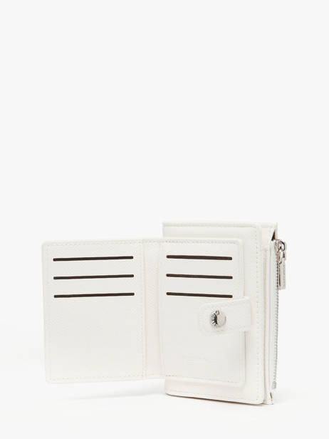 Porte-monnaie Porte-cartes Saffiano Miniprix Blanc saffiano F5012 vue secondaire 1