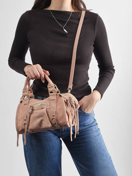 Sac Bandoulière Velvet Milano Rose velvet VE24093O vue secondaire 1