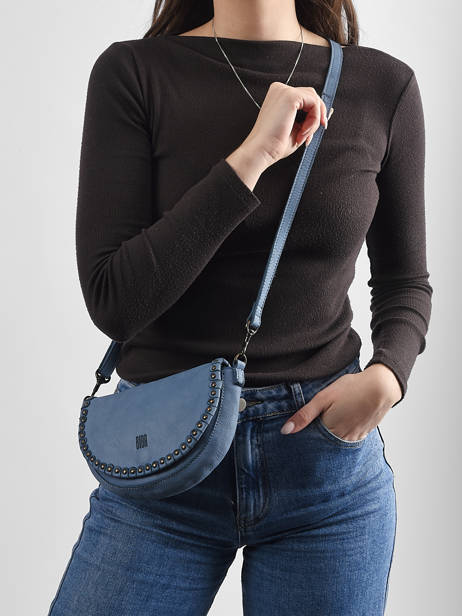 Shoulder Bag Heritage Leather Biba Blue heritage YAM1L other view 1