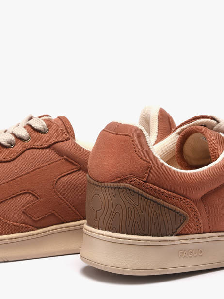 Sneakers In Leather Faguo Brown men 26CG0101 other view 2