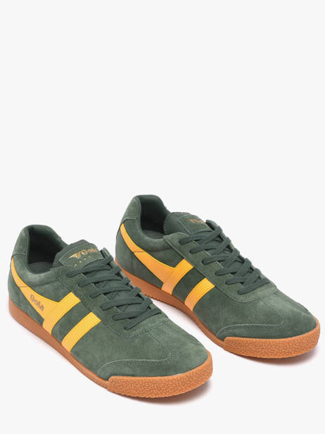 Sneakers In Leather Gola Green men CMA192NI other view 1