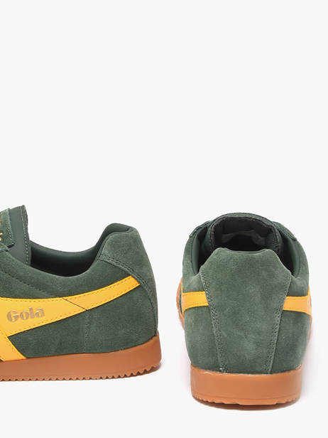 Sneakers In Leather Gola Green men CMA192NI other view 2