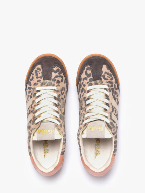 Sneakers In Leather Gola Multicolor women CLB866ZC other view 3