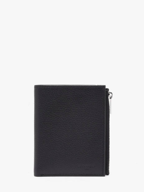 Wallet Leather Le tanneur Black charles TCHA3303
