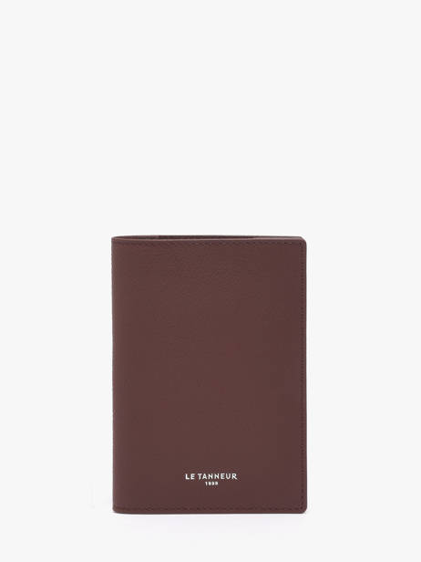 Wallet Leather Le tanneur Brown les essentiels THGR3420