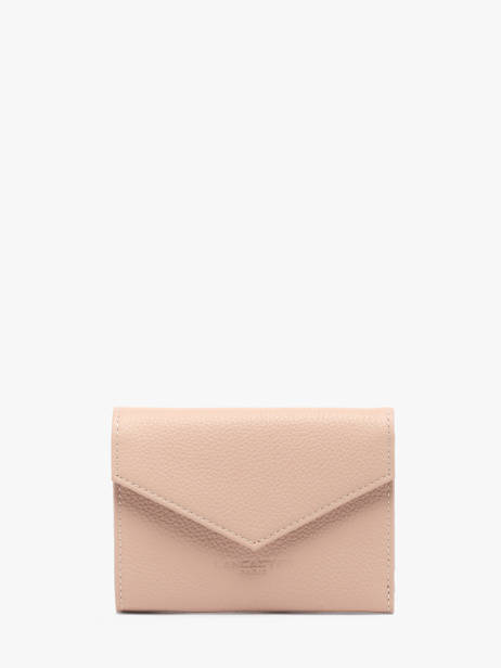 Coin Purse Foulonne Leather Lancaster Beige foulonne pm 29