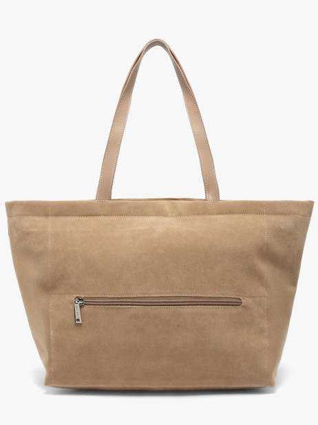 Sac Porté épaule Suedine Kba Polyester Lancaster Beige suedine kba 63 vue secondaire 3