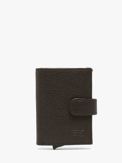 Portefeuille Caviar Cuir Crinkles Noir caviar 14600