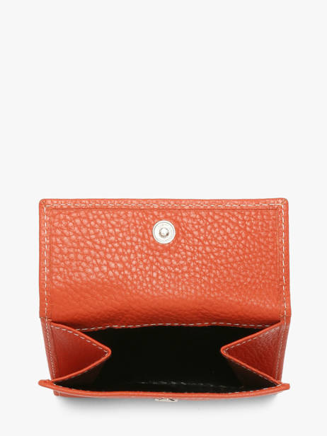 Wallet Leather Crinkles Orange caviar 14227 other view 3
