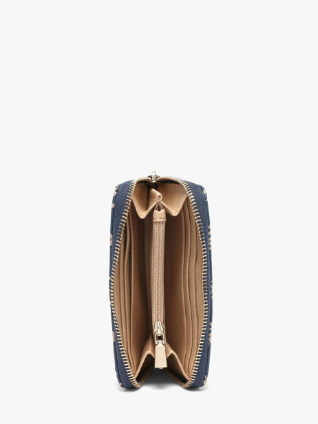 Portefeuille Guess Bleu emelie logo GP928140 vue secondaire 1