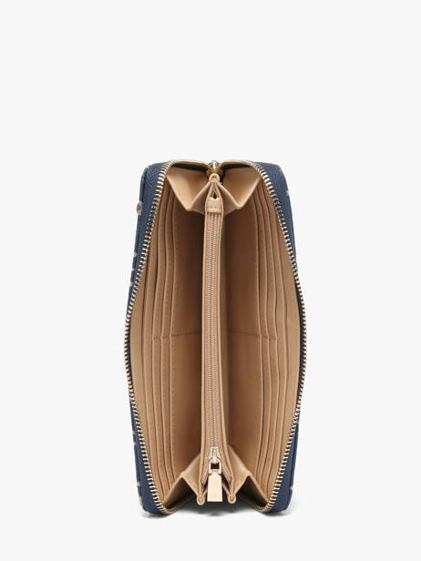 Portefeuille Guess Bleu emelie logo GP928146 vue secondaire 1