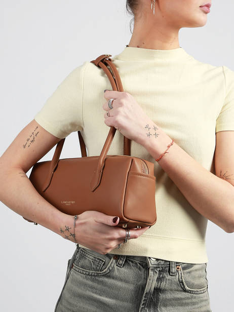 Shoulder Bag Donna Cube Leather Lancaster Brown donna cube 128 other view 1