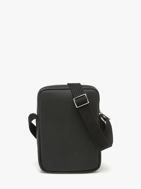 Sac Bandoulière Lacoste Noir men's classic NH4422HC vue secondaire 3