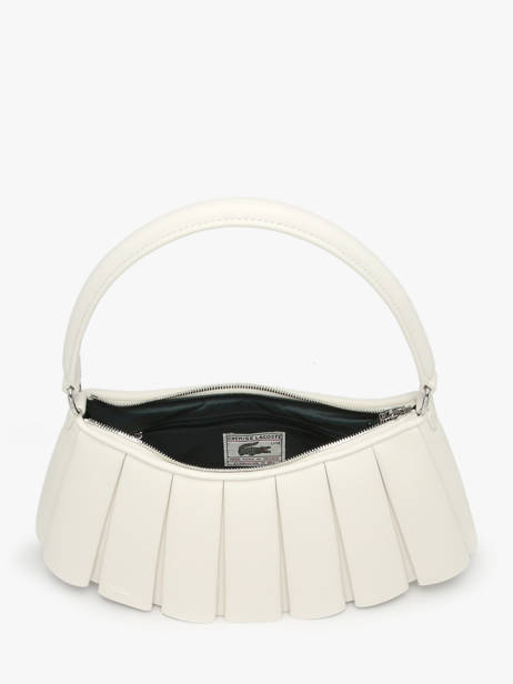 Shoulder Bag Lenglen Leather Lacoste White lenglen NU5176DP other view 2