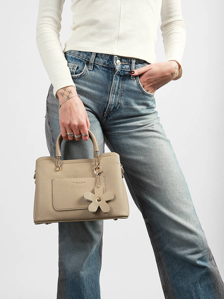 Shoulder Bag Grained Miniprix Beige grained H6931 other view 1