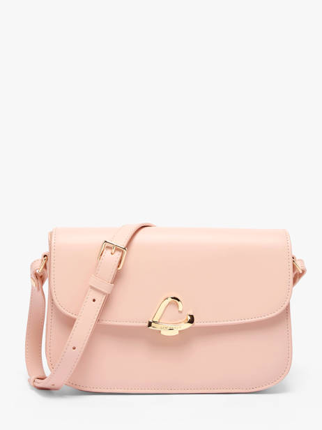 Shoulder Bag Paris Philos Leather Lancaster Pink paris philos 82