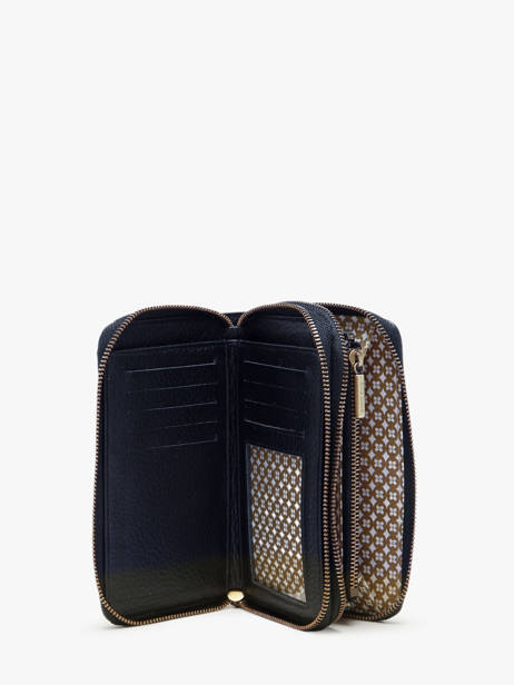 Wallet Leather Mila louise Black vintage 3875X other view 1