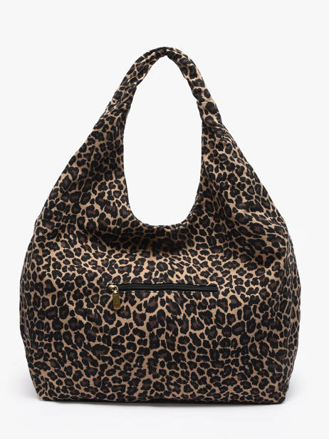 Shoulder Bag Leopard Cotton Miniprix Beige leopard L other view 3