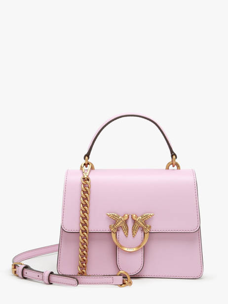 Satchel Love Bag Icon Leather Pinko Pink love bag icon A0F1