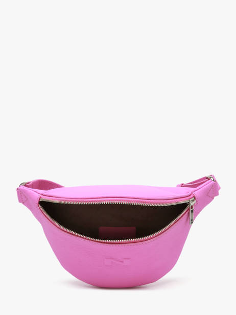 Sac Banane Small Derby Cuir Nathan baume Rose n city 25 vue secondaire 3