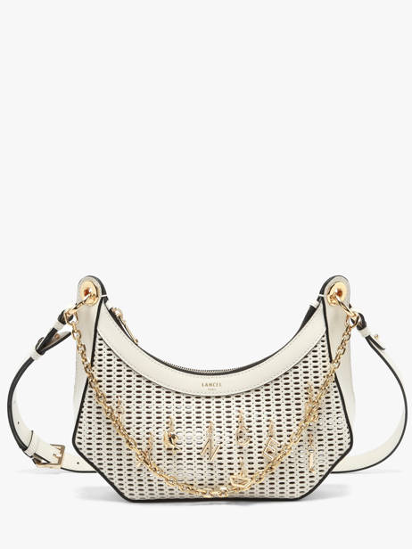 Shoulder Bag Croisette Leather Lancel White croisette A14012
