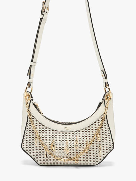 Shoulder Bag Croisette Leather Lancel White croisette A14012 other view 1