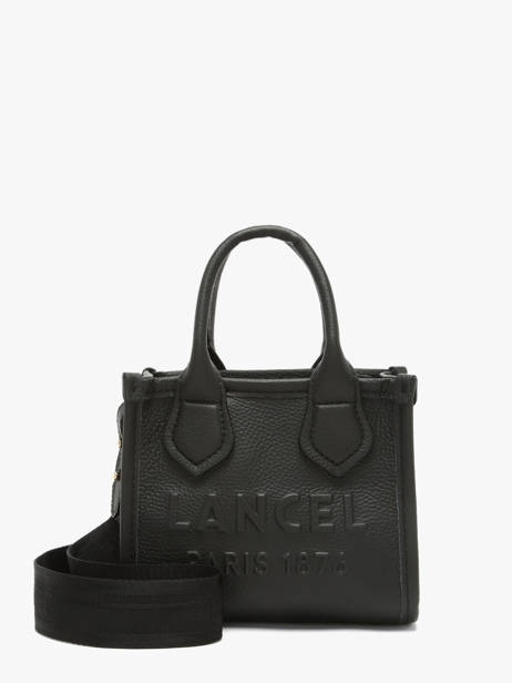 Sac Bandoulière Mini Jour Cuir Lancel Noir jour A14078