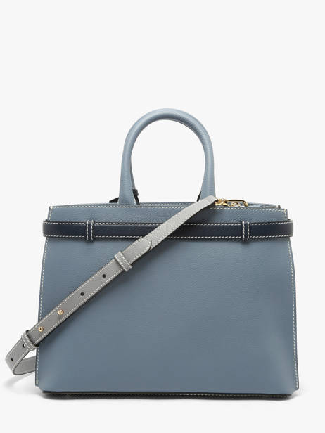 Sac Porté Main Faubourg Cuir Lancel Bleu faubourg A13548 vue secondaire 4