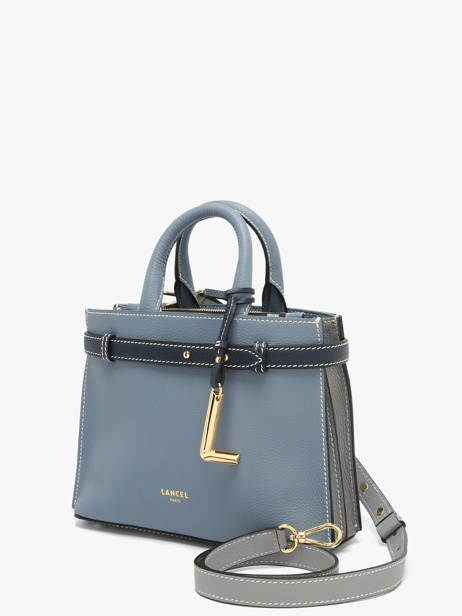 Sac Porté Main Faubourg Cuir Lancel Bleu faubourg A13547 vue secondaire 1