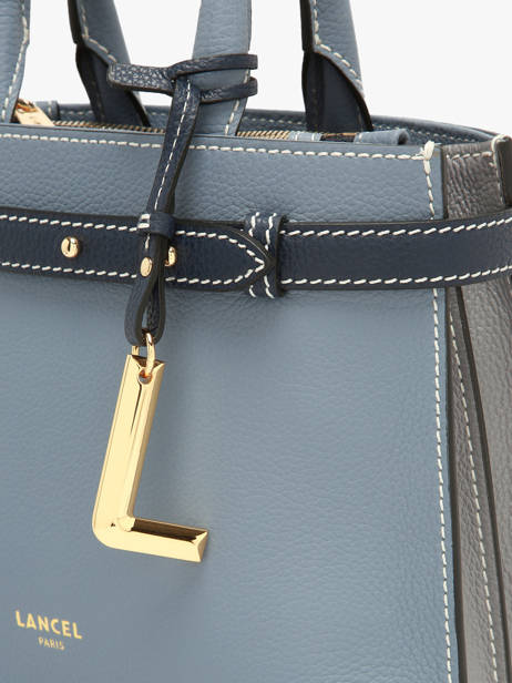 Sac Porté Main Faubourg Cuir Lancel Bleu faubourg A13547 vue secondaire 2