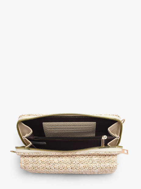 Ccrossbody Wallet Miniprix Beige raphia 1460 other view 2