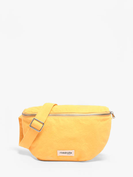 Le Sac Banane Custine Coton Recyclé Rivedroite Jaune timeless CUSTITIM