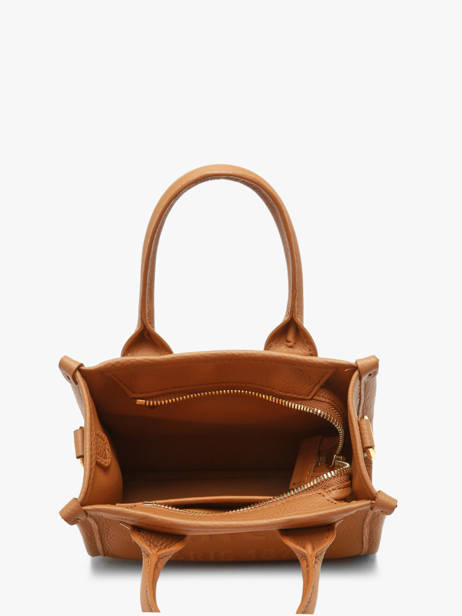 Leather Mini Jour Crossbody Bag Lancel Brown jour A14078 other view 3