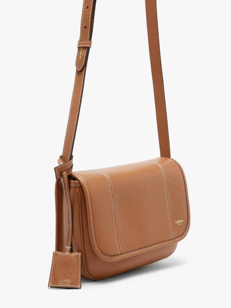 Medium Leather Victoire Crossbody Bag Lancel Brown victoire A13992 other view 1