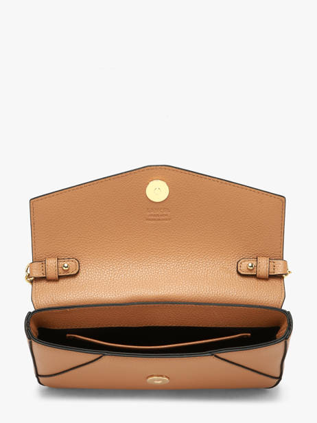 Crossbody Bag Enveloppe Leather Lancel Brown enveloppe A14024 other view 3