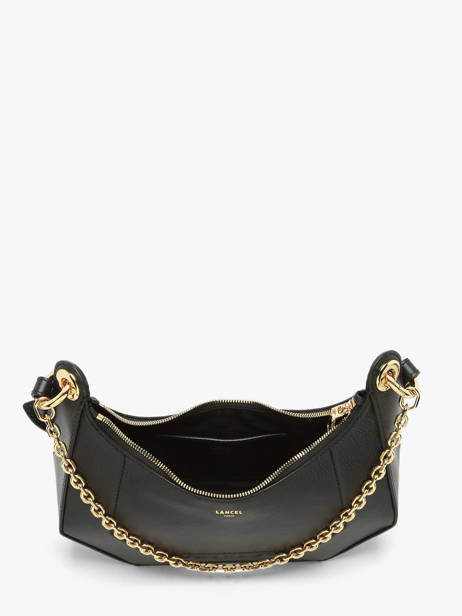 Shoulder Bag Croisette Leather Lancel Black croisette A13987 other view 3