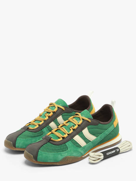 Sneakers In Leather Coolway Green men 8663808 other view 1