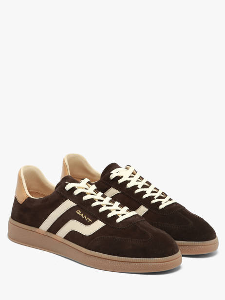 Sneakers En Cuir Gant Marron men CUZIMG46 vue secondaire 1