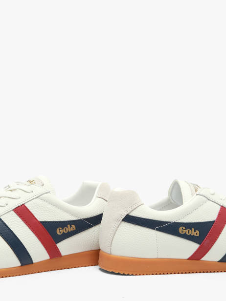 Sneakers In Leather Gola White men CMB426XE other view 2