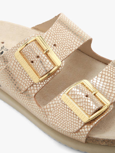 Slippers Hester Havana In Leather Mephisto women P5136749 other view 2