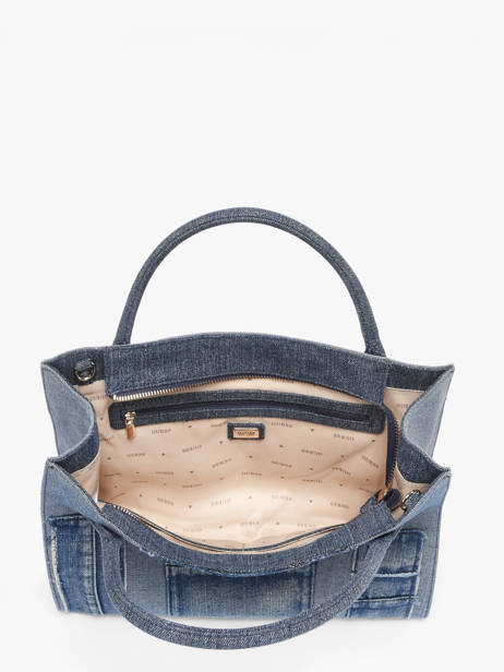 Sac Bandoulière Jodi Coton Guess Bleu jodi DM976922 vue secondaire 2